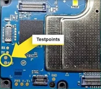 Samsung A06 Testpoints points