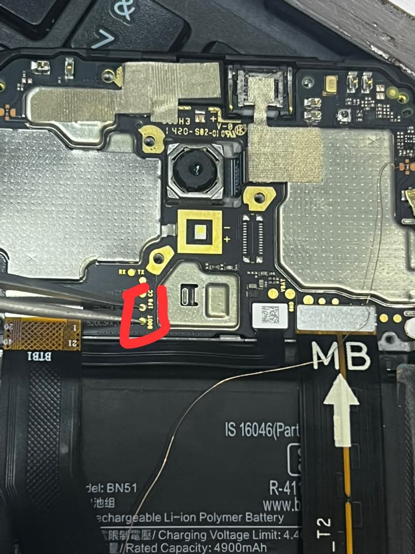 Redmi 8a Test points